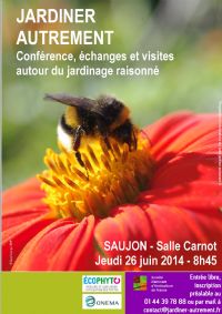 Rencontres Jardiner autrement à Saujon. Le jeudi 26 juin 2014 à Saujon. Charente-Maritime.  08H45